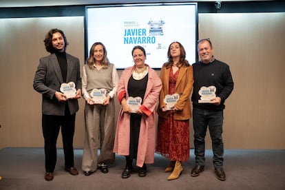 Leticia García, de 'S Moda', en el centro, junto al resto de los premiados.