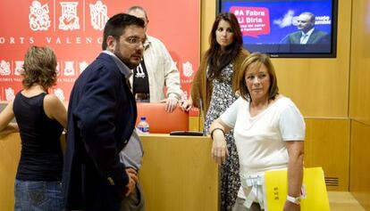 Ignacio blanco y Marga Sanz en la presentación de la campaña #AFabraLiDiria.