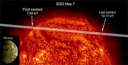 Reconstrucción del fenómeno realizada por la NASA.