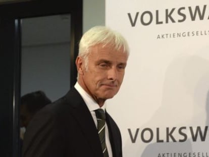 El reci&eacute;n nombrado presidente del grupo Volkswagen, Matthias M&uuml;ller.