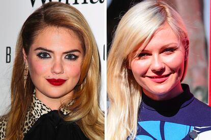 Las actrices Kate Upton y Kirsten Dunst, víctimas del Celebgate.