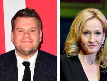 Lindsay Lohan, James Corden y J. K. Rowling.