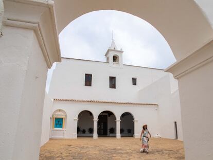 La iglesia de Sant Miquel de Balansat, en la isla de Ibiza.