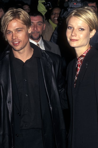 Brad Pitt y Gwyneth Paltrow

Dos años después de conocerse en el rodaje de Seven, Brad Pitt y Gwyneth Paltrow se habían mimetizado hasta parecer hermanos gemelos. Vestían de forma similar y compartían corte de pelo, peinado y coloración. Eso de que los polos opuestos se atraen no tenía ningún sentido para ellos.