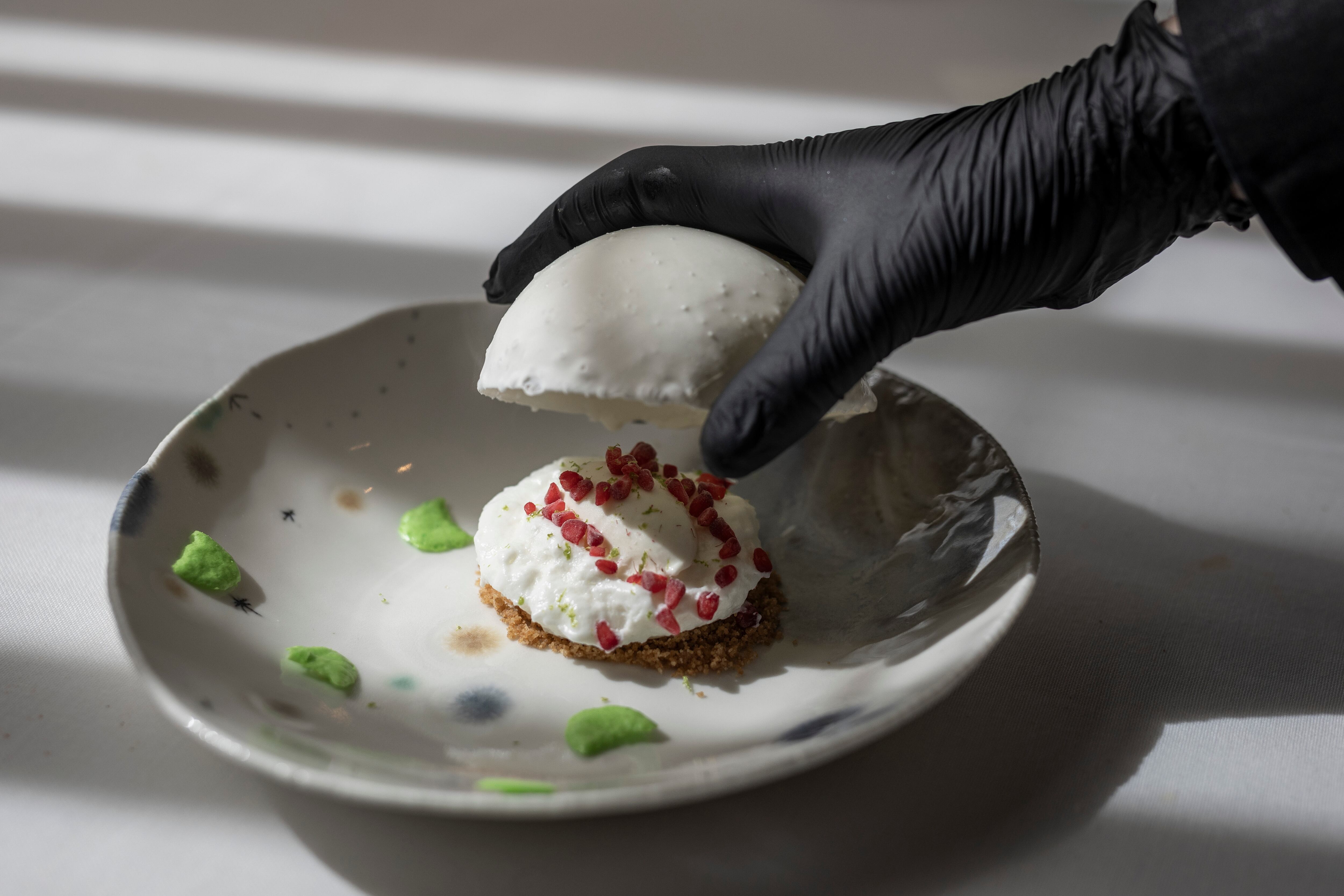 Postre 'El Principito' del nuevo menú de degustación de ABaC. 