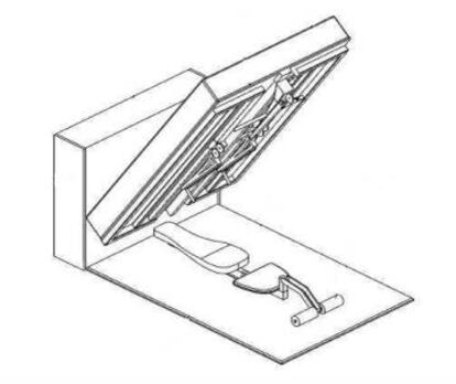 Boceto del invento patentado por Javier Marín.