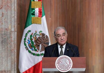 Alberto Pérez Dayán, este lunes, en la ciudad de Querétaro.