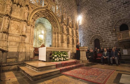 A capela do Santo Graal da catedral de Valência.