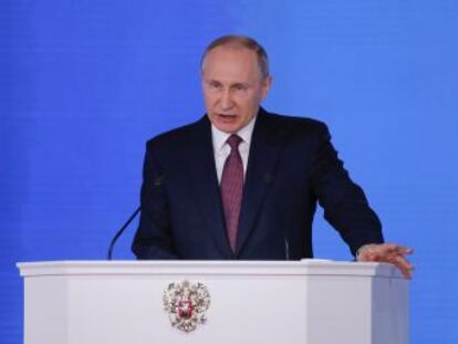 El presidente ruso proclama la superioridad militar de su país
