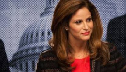 De las últimas presidentas electas, Andrea Savage en 'Veep'.