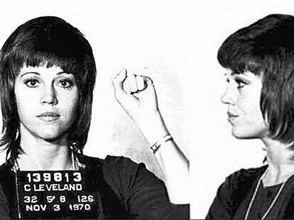 Ficha policial de Jane Fonda