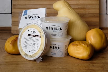 Mozzarella, burrata y mantequilla a la trufa, de Biribil Brothers. 
