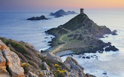 Punta de la Parata, en la costa de Ajaccio (C&oacute;rcega).