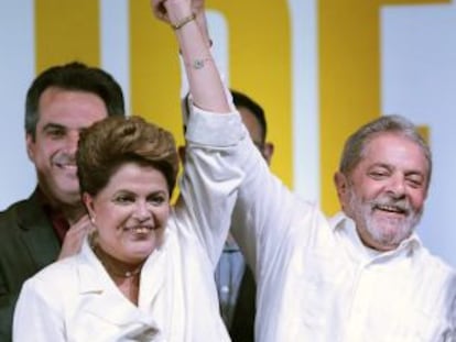Rousseff y Lula, en octubre pasado.