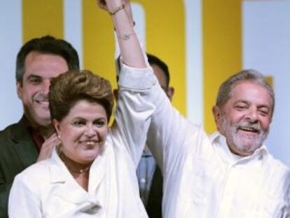 Rousseff y Lula, en octubre pasado.