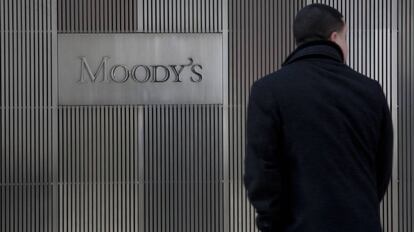 Fachada de la oficina de Moody&#039;s en Nueva York, en una imagen de archivo.