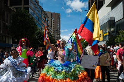 Marcha del orgullo LGBT+ en Bogotá