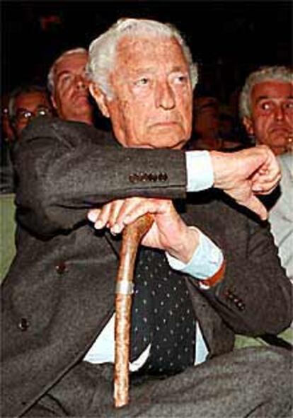 Gianni Agnelli, presidente honorario de Fiat.