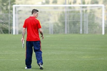 Torres, ayer en Las Rozas.