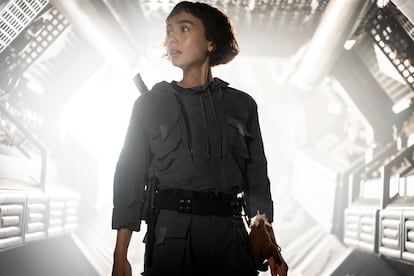 Sydney Chandler, en la serie 'Alien: Planeta Tierra'.