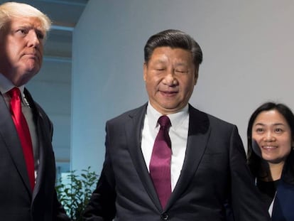 Donald Trump con Xi Jinping