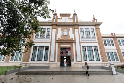 La fachada principal del Museo Ruso de Málaga.