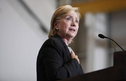La candidata demócrata Hillary Clinton.