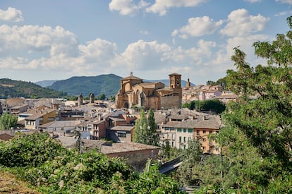La iglesia de San Miguel, en la localidad navarra de Estella.