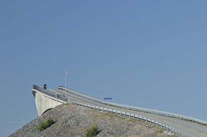 Tramo de la carretera del Atlántico.