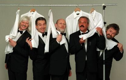 El grupo de humoristas Les Luthiers.