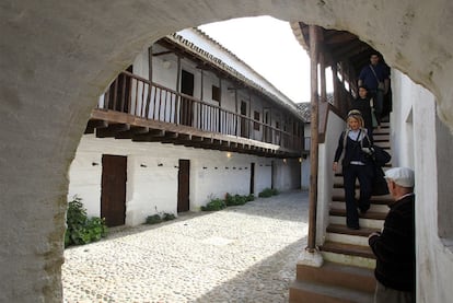 Interior de la antigua Posada del Potro, que reabre sus puertas.
