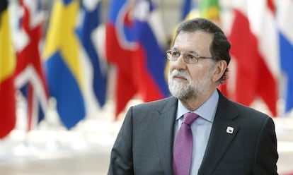 Mariano Rajoy, el pasado 29 de abril en Bruselas (B&eacute;lgica).