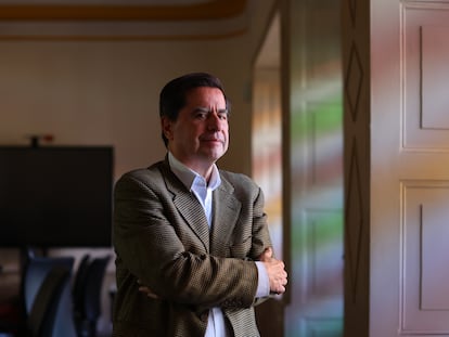 Juan Fernando Cristo en Bogotá, el 19 de julio.