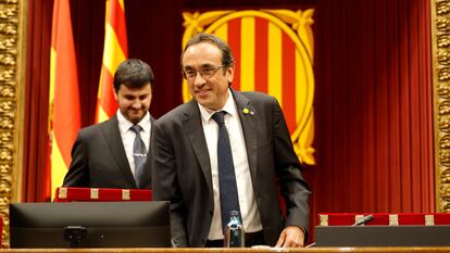 El presidente del Parlament, Josep Rull.