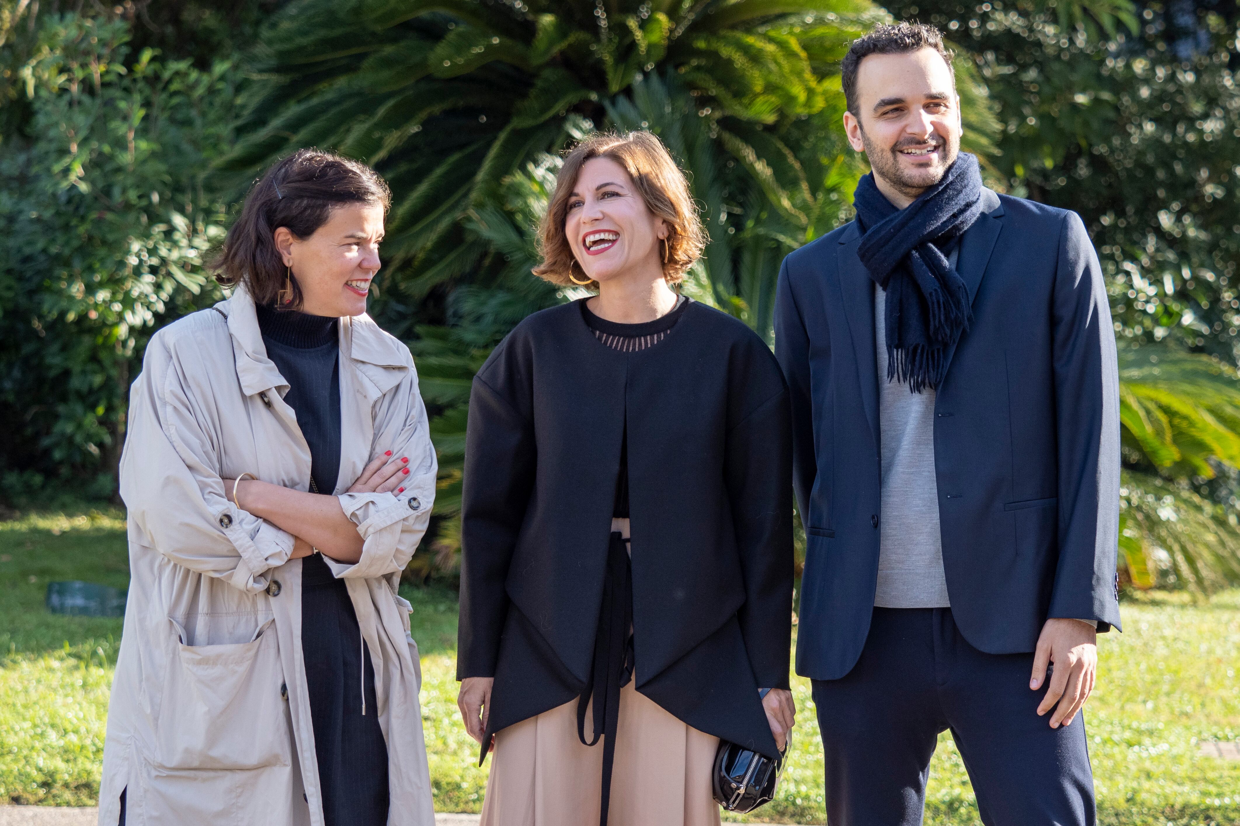 Pilar Sayans, Eva Lamarca y Eduardo Alonso, premio al mejor 'podcast' por 'Misterio en la Moraleja'.