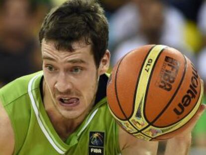 Goran Dragic, jugador de la selección eslovena.