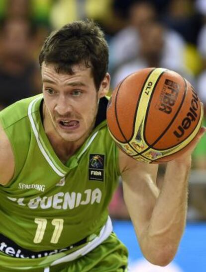 Goran Dragic, jugador de la selección eslovena.