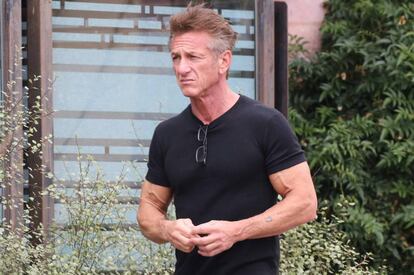 El actor Sean Penn, en Malibú.