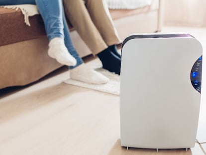 deshumidificador de bajo consumo con luces led ajustables