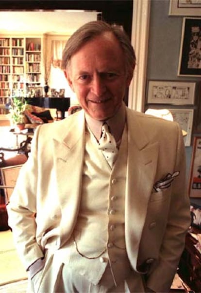 El escritor Tom Wolfe.