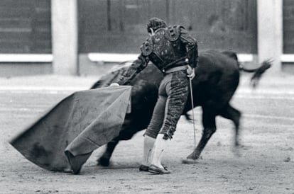 Rafael de Paula ejecuta un pase natural. Puede que fuera uno de esos días en los que el maestro confiesa que además de llorar por dentro, se sorprendió llorando por fuera. Es cuando según él, llega "el soplo".