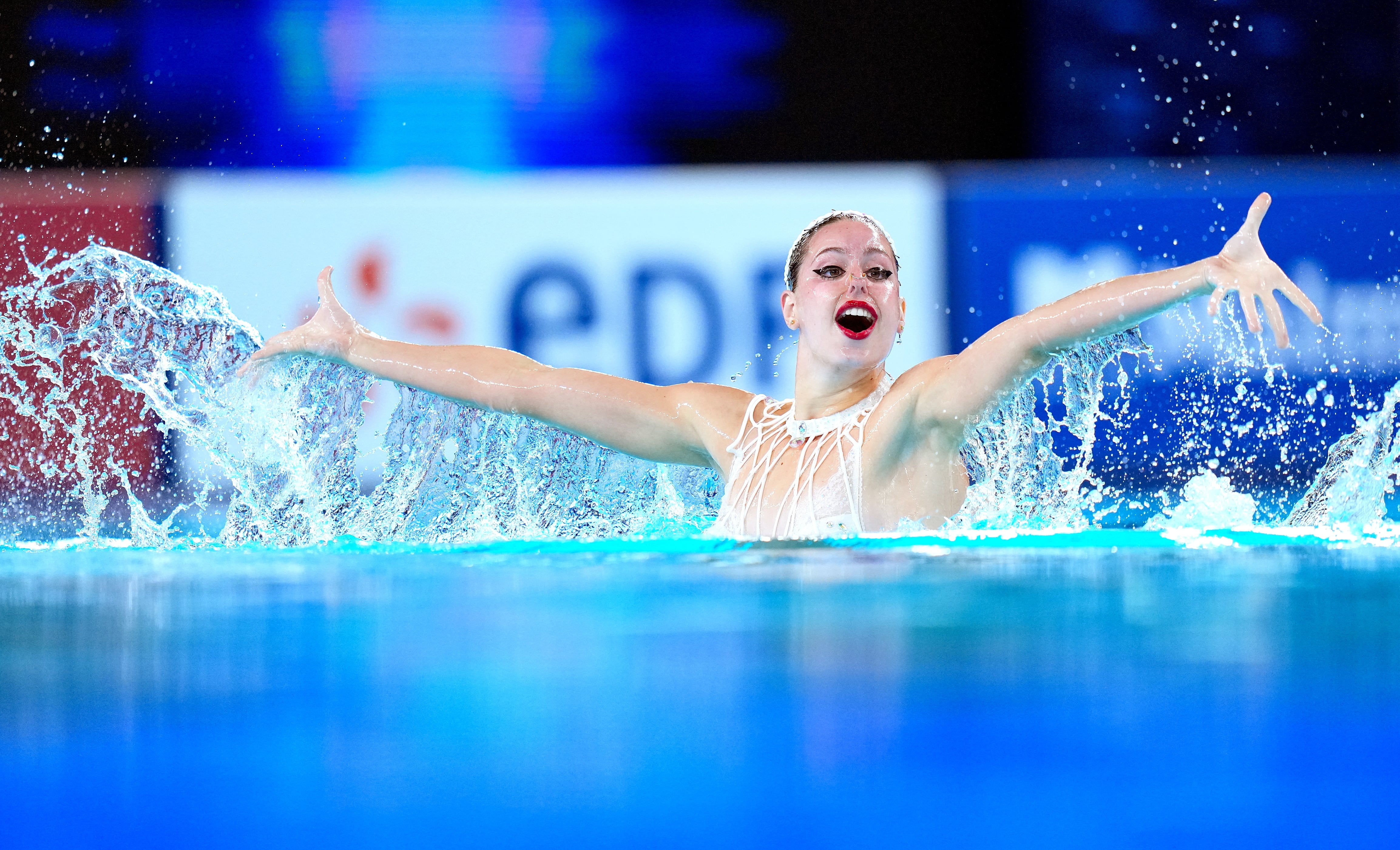 Iris Tió conquista una medalla de oro, campeona de Europa de natación sincronizada en solo técnico por dos décimas