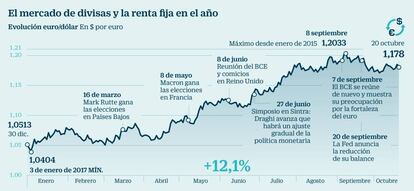 El mercado de divisas y la renta fija en el año