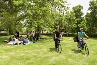 El proyecto Bici Picnic propone meriendas muy bicicleteras en Madrid.
