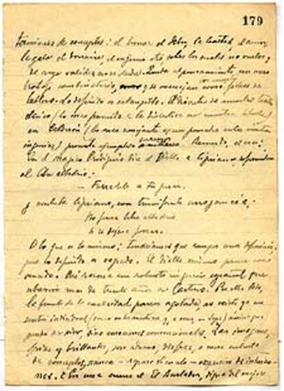 Carta de Antonio Machado a José Ortega y Gasset.