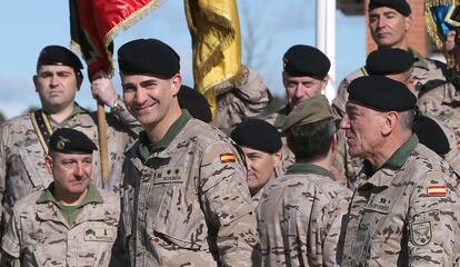 El Príncipe de Asturias visita Brigada Paracaidista "Almogávares" VI (Bripac).