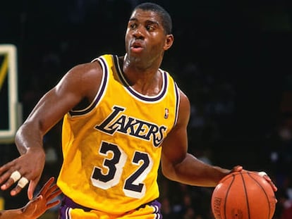 Earvin Magic Johnson, en el documental.