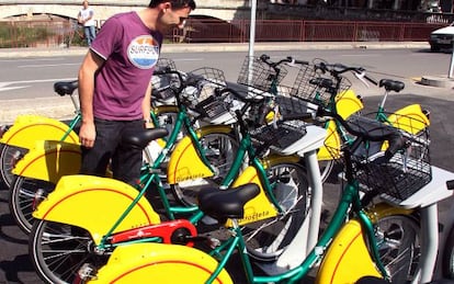 Servicio público de bicicletas de Girona, la Girocleta.