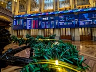 Vista de la Bolsa de Madrid.