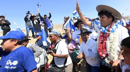 El presidente de Bolivia, Evo Morales, en Tarija, el pasado 15 de septiembre.